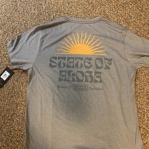 RVCA State Of Aloha T-Shirt (Hawaii Collection) (New With Tags)